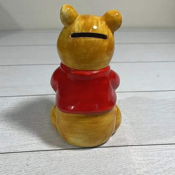 WALT DISNEY PRODUCTIONS Vintage 1980’s Winnie-The-Pooh Bank - Picture 2 of 8